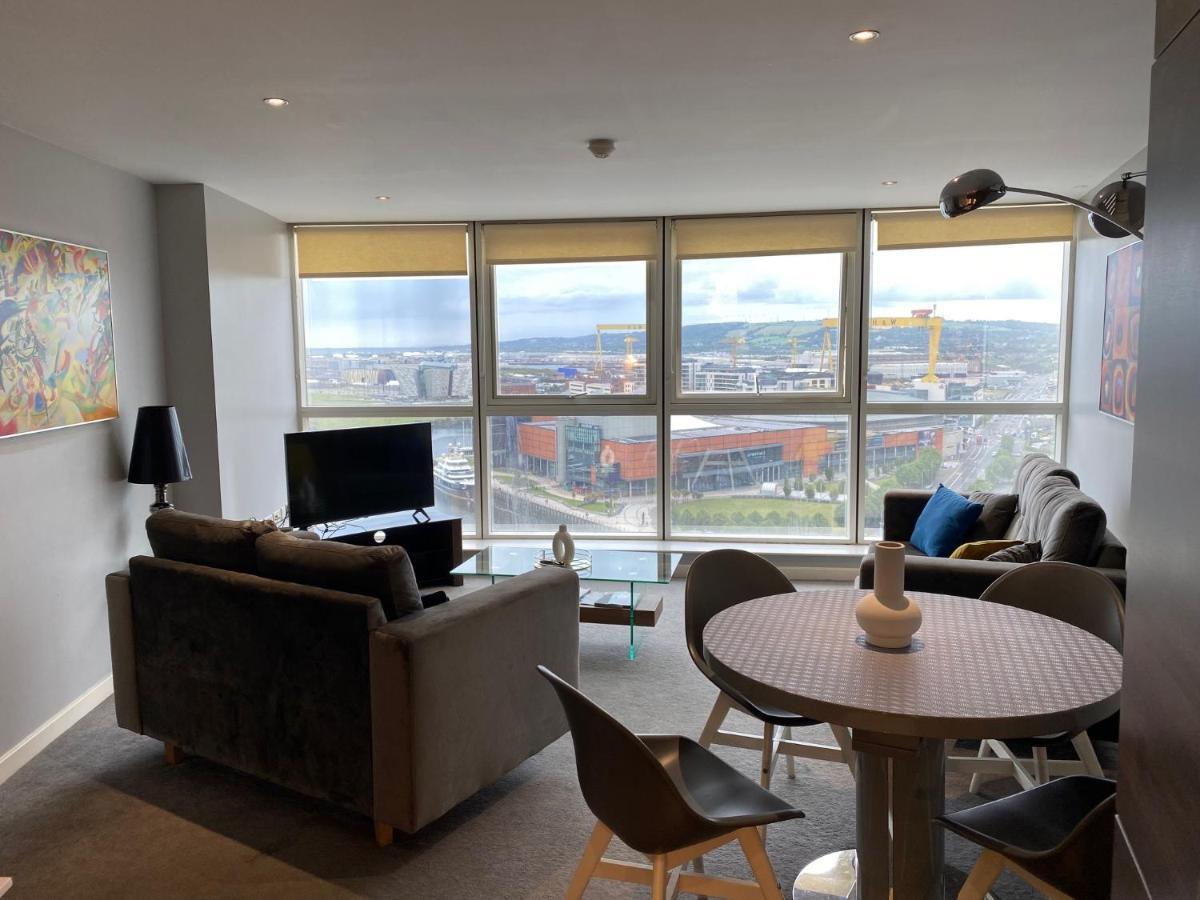 Titanic And Sea View Belfast 2 Bedroom Apartment City Centre Bagian luar foto