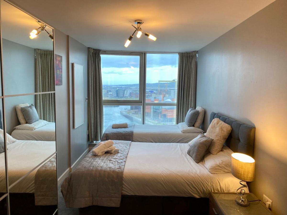 Titanic And Sea View Belfast 2 Bedroom Apartment City Centre Bagian luar foto