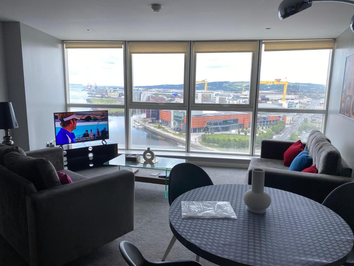 Titanic And Sea View Belfast 2 Bedroom Apartment City Centre Bagian luar foto